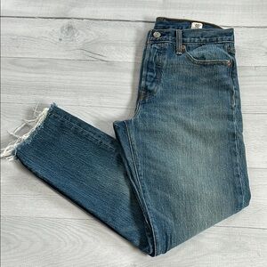 Levi's Wedgie White Oak‎ Cone Denim Blue Denim Jeans Sz 29